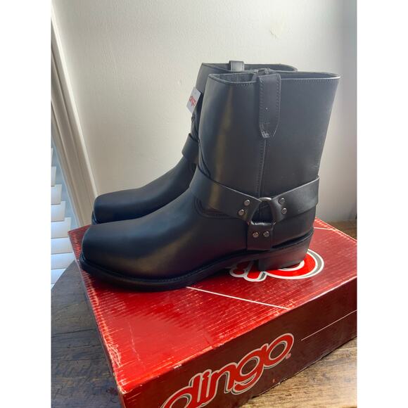 Dingo Men\'s Black 6 Zip Harness Motorcycle Work Boots size 16D NIB main image 7